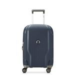 DELSEY Paris Clavel Hardside Expandable Luggage with Spinner Wheels, Blue Jean, Checked-Large 30 Inch, Clavel Hardside Expandable Luggage with Spinner Wheels