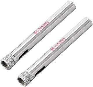 uxcell 6mm Diamond Drill Bits Hole Saws for Glass Tile Porcelain Marble Ceramic Bottles Pots Brick Pack of 2