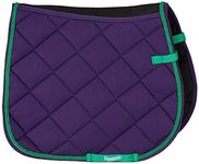 Rhinegold Unisex's 416-C-PURP Elite Carnival Saddle Pad, Purple, Cob