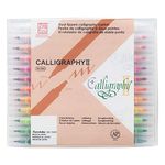 Kuretake Zig Memory System Calligraphy II Set - Set of 24, Dual Tip