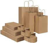 Toovip 90 Pack Plain Brown Kraft Pa