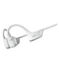 SHOKZ OpenRun Pro 2 Bone Conduction Sports Headphones, Open-Ear Wireless Earphones with Bluetooth 5.3, Noise Cancelling Mics, IP55 Waterproof, 12h Playtime for Running, USB-C Quick Charge (Silver)