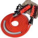 Redify Lightweight Jump Rope for Women Fitness,Cotton Skipping Rope with Double Ball Bearing for Cardio and Endurance Training,Tangle-Free Jumping Rope for Kids,Adjustable Jumprope for Adults Weight-loss and Gym Workout