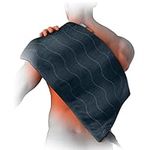 Pure Enrichment® PureRelief™ Pro Far Infrared XL Heating Pad - Deeper Muscle Relief for Back, Neck, Shoulder, & Knee Pain in Athletes, 4 Heat Settings, Dry/Moist Heat, 12” x 24” Extra-Large Size