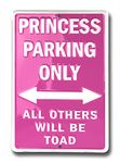 Poster Revolution Princess Parking Only No Pink Metal Sign