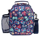 Fringoo - Neon Gamer Lunch Box - Lunch Bag - Lunch Bag for Kids - Thermal Insulated Lunch Bag - Cool Gamer Lunch Boxes - Great Gifts for Avid Gamers, Matching Bottle Available