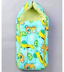 Device of Owl with BABY DESIRE Cotton Standard Carry Bed Cum Baby Sleeping Bag, Green, 1 Piece, Lightweight