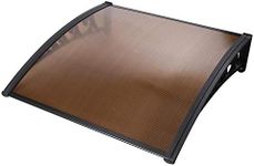 Instahut Window Awning Brown PC Pan