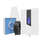 Mobile Network Booster Antenna Kit LTE Amplifier for 4G Signal Enhancement, Increases Coverage 2100/1800/900