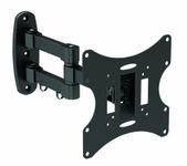 Black Full-Motion Tilt/Swivel Wall Mount Bracket for Insignia NS-39D310NA15 39" inch LED HDTV TV/Television - Articulating/Tilting/Swiveling