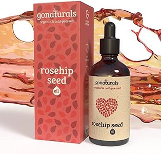 GoNaturals Aceite Rosa Mosqueta Puro - Aceite de Rosa Mosqueta para Cicatrices y Estrias - Aceite Puro Rosa Mosqueta Facial Nutritivo - Aceite de Mosqueta Bio, Hidratante para Cuerpo y Cabello (50ml)