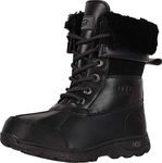 UGG Unisex-Kids K Butte II Cwr Snow Boot, Black, 6 M US Big Kid