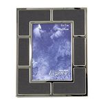 Kiera Grace Kiera Grace-5x7 Nickle Plated Frame w/Black Mat, Nickel, S