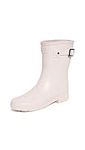 Hunters Boots Women's Refined Short Matte Boots Pink Size: 9