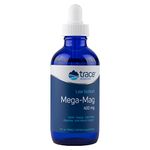 Trace Minerals | Mega-Mag 400 mg Liquid Magnesium Chloride | Supports Normal Muscle Function | 30 Servings, 118 ml (1 Pack)