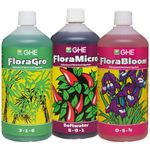 GHE SW Flora GRO, Bloom & Micro 1L