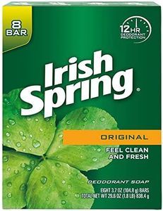 Irish Spring Original Deodrant Soap Unisex Soap, 3.75 Oz Bars, 8-Count