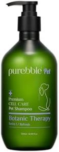 Purebble Refresh Purple Pet Therapy Shampoo with Natural Ingredients | Soothes for Soft Coat | Reduces Itch and Flakes | pH Balanced | Odor Control | Sulfate Free Cruelty Free 500ml / 16.9 fl oz
