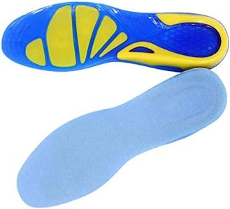 SOLO ACTFIT Semelles Gel - Silicone Semelles Orthopédique, Ultra Confort, pour Les Douleurs au Niveau du Talon, La Fasciite Plantaire, Shock Absorbant pour Marcher et Courir, Hommes et Femmes