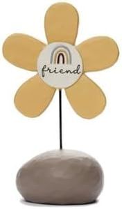 Blossom Bucket Friend Flower Bright Blessings Figurine, 5.25-inch Height, Resin