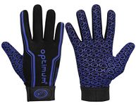 Optimum Waterproof Thermal Liner Velocity Gloves | Cushioned, Breathable, Warm Padded | Enhanced Grip for Rugby, Football, Cycling | Multi Color Senior & Junior Sizes