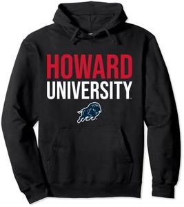 Howard University Bison Stacked Pullover Hoodie