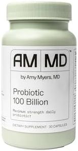 Amy Myers MD Probiotic Capsules 100 Billion - Maximum Strength Daily Probiotic - Gastrointestinal Health Supplement - Digestion & Immune Support