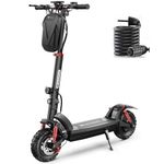 isinwheel Electric Scooter, 11" Off-road Tires Peak 1OOO Fast Electric Scooters Adult with 4 Shock Suspension E Scooter, 60km Long Range, 48V 15Ah,LCD Display, Dual Braking System