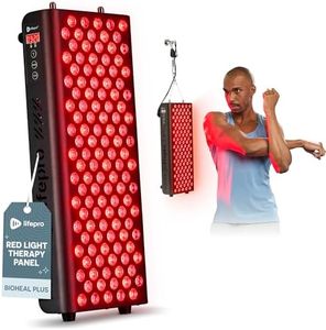 LifePro Red Light Therapy for Body, face - Powerful Near Infrared Light Therapy for Face, Whole Body Relaxation & Health - Thin, Tall & Stable for On-The-Go or at Home Red Light Therapy Panel Device