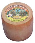 Tete de moine whole cheese, 850 grams +/- 10%.