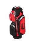 Cobra Golf 2021 Ultradry Pro Cart Bag (Black-High Risk Red), 909480-02