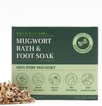 Goospery Korean Organic Mugwort Bath and Foot Soak (10 Pack) Natural Home Spa Therapy with Traditional Korean Healing Properties and Relaxation Benefits, Skin Soothing, Muscle Relief