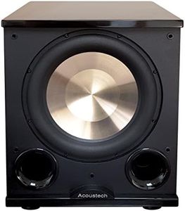 BIC America PL-200II Acoustech PL-200 II Indoor 250-Watt-Continuous Powered Subwoofer, Black