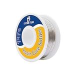 Essmetuin Tin Lead Core Solder Wire (Sn63Pb37) for Electrical Soldering and DIY Weld Works, Circuit Board Repairing,(Dia 1.0mm, 50G)