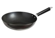 Joyce Chen Professional Series 12-Inch Carbon Steel Excalibur Nonstick Stir Fry Pan with Phenolic Handle