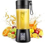 Portable Blender, Personal Blender for Shakes and Smoothies, Blender shake Smoothie for Kitchen Personal Size Blenders with Rechargeable USB, 380Ml Traveling Fruit Veggie Juicer Cup With 6 Blades