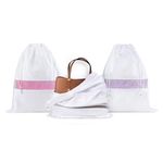 Hayden Hill Luxury Organic Cotton Dust Bags for Handbags - 3 Pack - Purse Storage, Shoe Bags and Handbag Closet Organisers - Certified Carbon Neutral (Large 23")