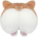 DS. DISTINCTIVE STYLE Car Neck Pillow Cute Corgi Butt Headrest Cotton Pillow Soft Headrest Pillow