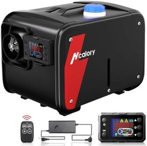 HCALORY Diesel Heater 8KW, 12V Diesel Air Heater Portable All-in-one with Remote Control and LCD Monitor,Parking Diesel Heaters 110V AC & 12V 24V DC, Car Heater for Car, Truck, Boat, RV,Campers