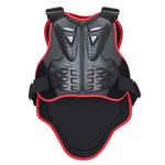 PELLOR Motorbike Armour Vest Chest Back Spine Chest Protector Vest Anti-Fall Motorcycle Protective Gear Motocross Dirt Bike Body Guard Vest for Cycling Skiing Riding Skateboarding