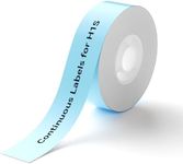 NIIMBOT Continuous Label Tape, Compatible with NIIMBOT H1S Label Maker, Long Sticker Thermal Paper Self-Adhesive Label Tape, Label Width 0.59"(15mm),24.6FT Long Tape