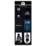 MCSID RAZZ -Sherlock Pack of 6 Magnetic Bookmarks | Gift for Readers and Book Lovers| Birthday Gift - Best Gift for Diwali, Friendship Day,Christmas and Rakhi