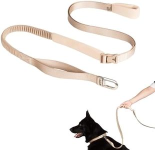 BuddyArmor Hands Free Dog Leash Adjustable Versatile Crossbody Waist Dog Leash Reflective Comfortable Padded Handles Shock Absorbing Walking Lead for Small Medium Large Dogs (Super Reflect-Earth, M)