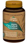 Green Origins Organic Chlorella and Spirulina Tablets 500mg Pack of 180