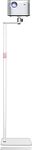 Projector Stand White Projector Floor Stand Adjustable Max 140cm Height Large Ball Head 1/4 M6 M4 Thread Projector Stand for Bedside Sofa Projector Stand Compatible with XGIMI Anker and Others
