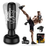 IMAYCC Boxing Bag Free Standing, Upgrade Thickened 180CM PVC Punching Bag for Adult, Heavy Standing Punch Bag, Kickboxing Bags For Muay Thai, Mma, Boxing Training, Sandbag Fitness.