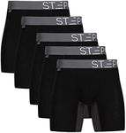 STEP ONE Mens Underwear Boxers 5-Pa