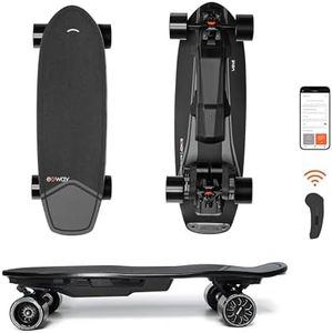 Exway Wave Belt 99Wh Electric Skateboards with Remote, Top Speed of 23 Mph, Quick-Swap Battery, 440 LBS Max Load, IP55 Waterproof, Mini Cruiser for Adults & Teens