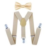 RR Design Suspender and Bow Tie Set for Kids (0-24 months) multicolored (kaki)