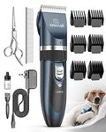 oneisall Dog Shaver Clippers Low Noise Rechargeable Cordless Electric Quiet Hair Clippers Set for Do